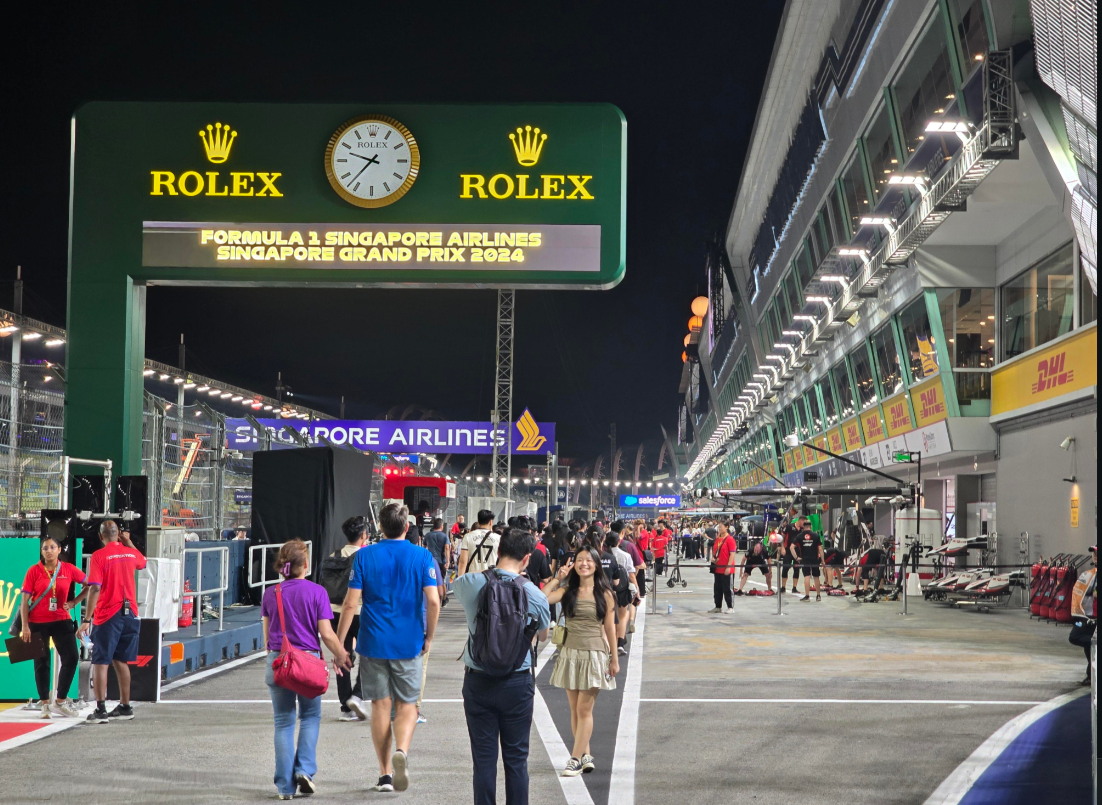 Walking the pitlane, feeling the mechanics ruch past you